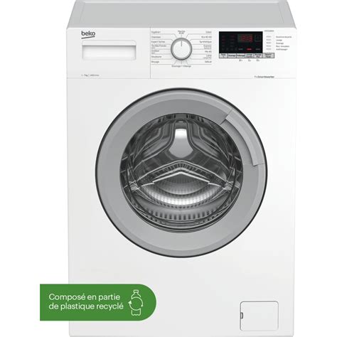 lave linge hublot beko wte7712bs1w|Présentation du lave.